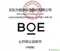 京東方能源科技申請(qǐng)新三板掛牌：聚焦綠色低碳主業(yè)，提升能源物聯(lián)網(wǎng)板塊市場(chǎng)競(jìng)爭(zhēng)力